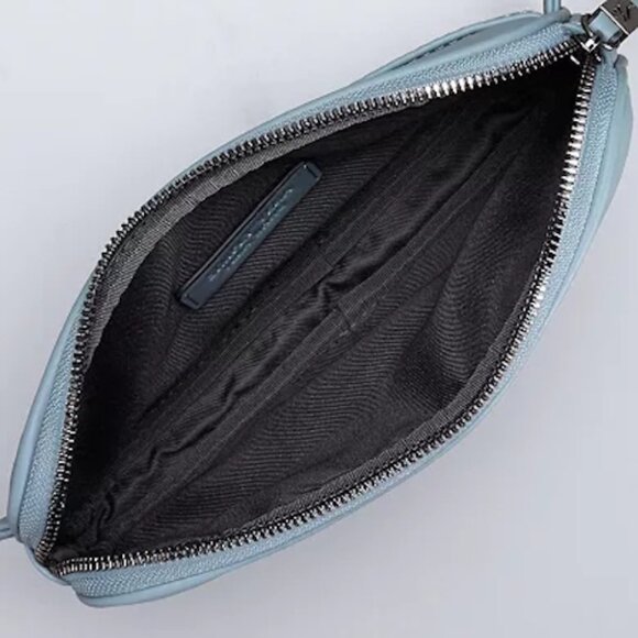 Simply Vera Vera Wang Chrissy Square Waist Pack Sling Bag Purse - Porpoise - NWT - Picture 2 of 6